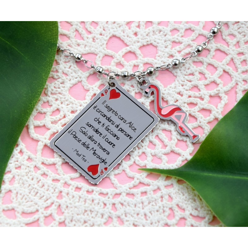 Bracciale "Alice e il Fenicottero" - immagine 2