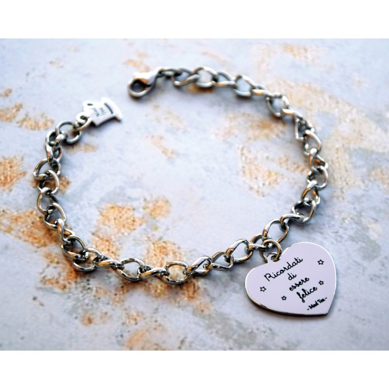 Bracciale "Ricordati di essere felice" - immagine 2