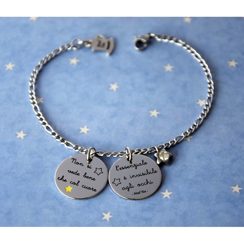 Bracciale "L'essenziale è invisibile agli occhi" - immagine 2