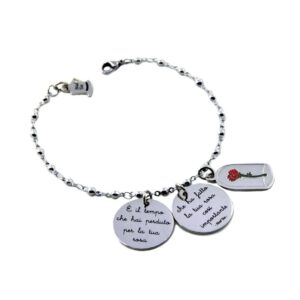 Bracciale "Rosa del Piccolo Principe"