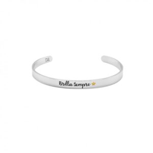 Bracciale rigido "Brilla sempre"