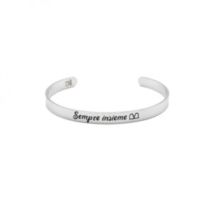 Bracciali rigido "Sempre insieme"