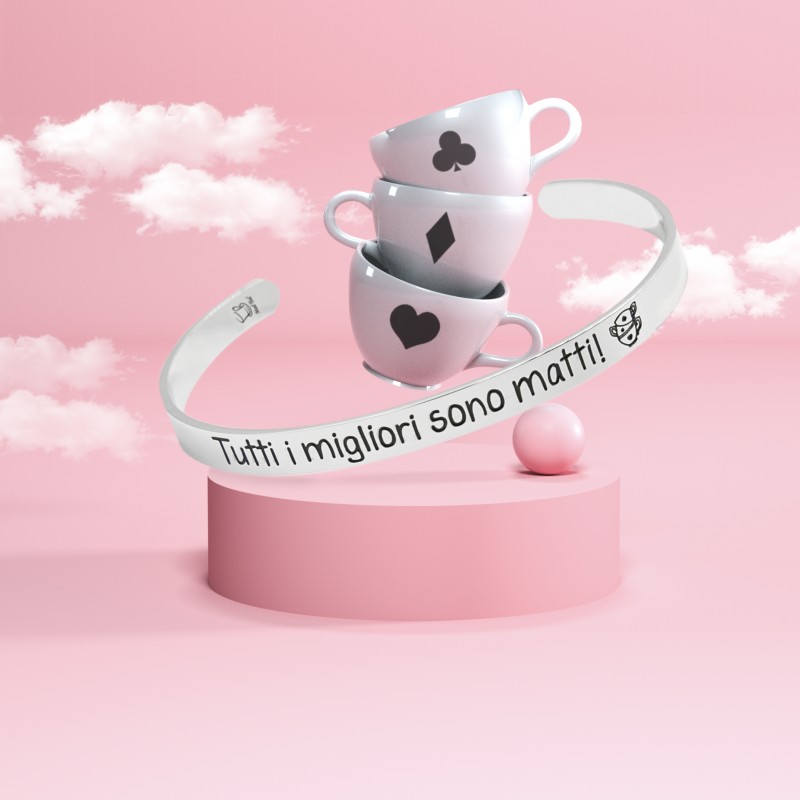 Bracciali rigido "Tutti i migliori sono matti" - immagine 3