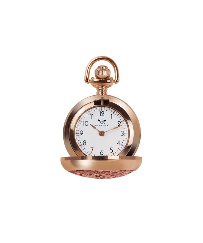 Pocket ricamo Pesca orologio