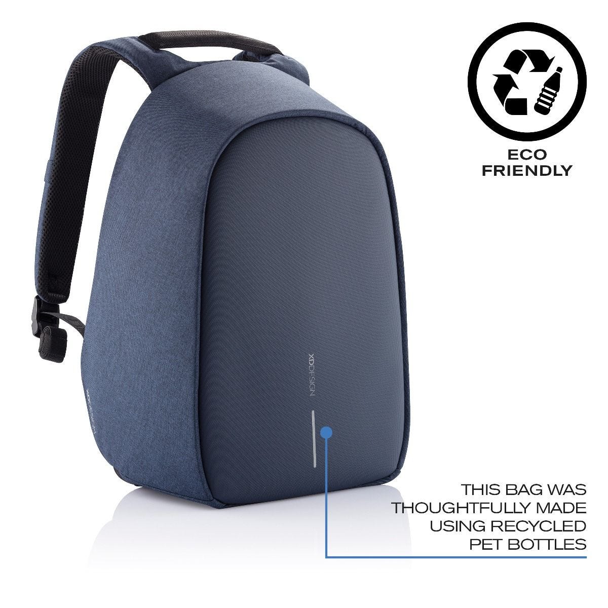 Bobby Hero Small Zaino Antifurto Navy 3