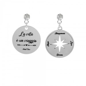Orecchini "La vita รจ un viaggio"