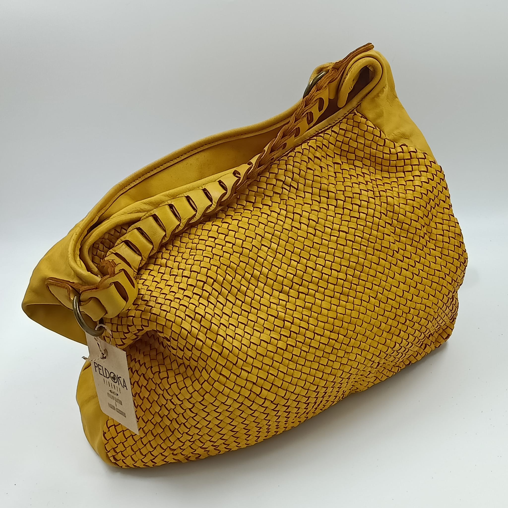 Borsa intreccio yellow