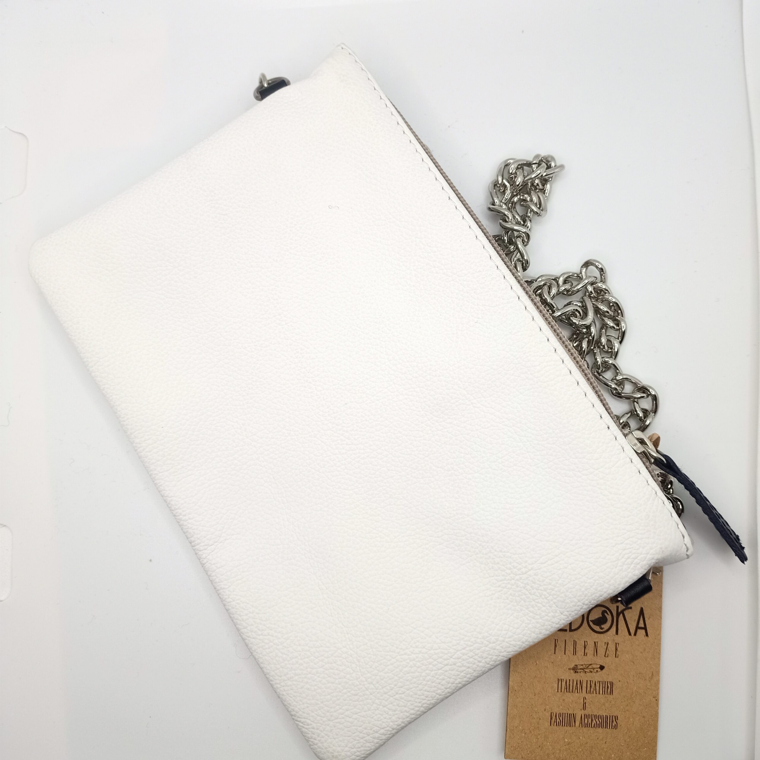 Pochette in Pelle Bianca