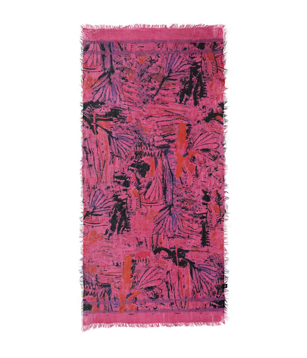 Foulard Chagall Fucsia