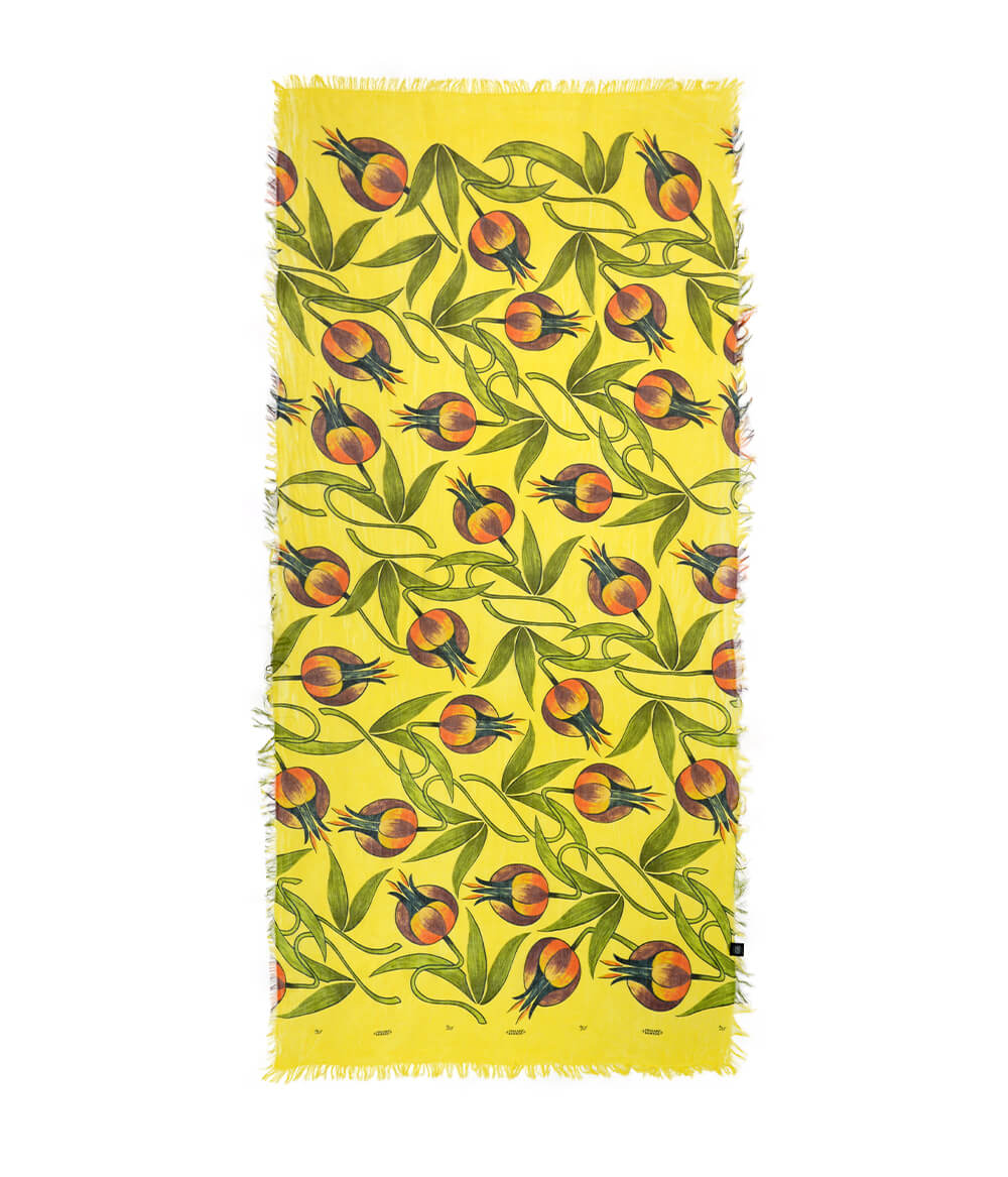 Foulard Mucha Giallo