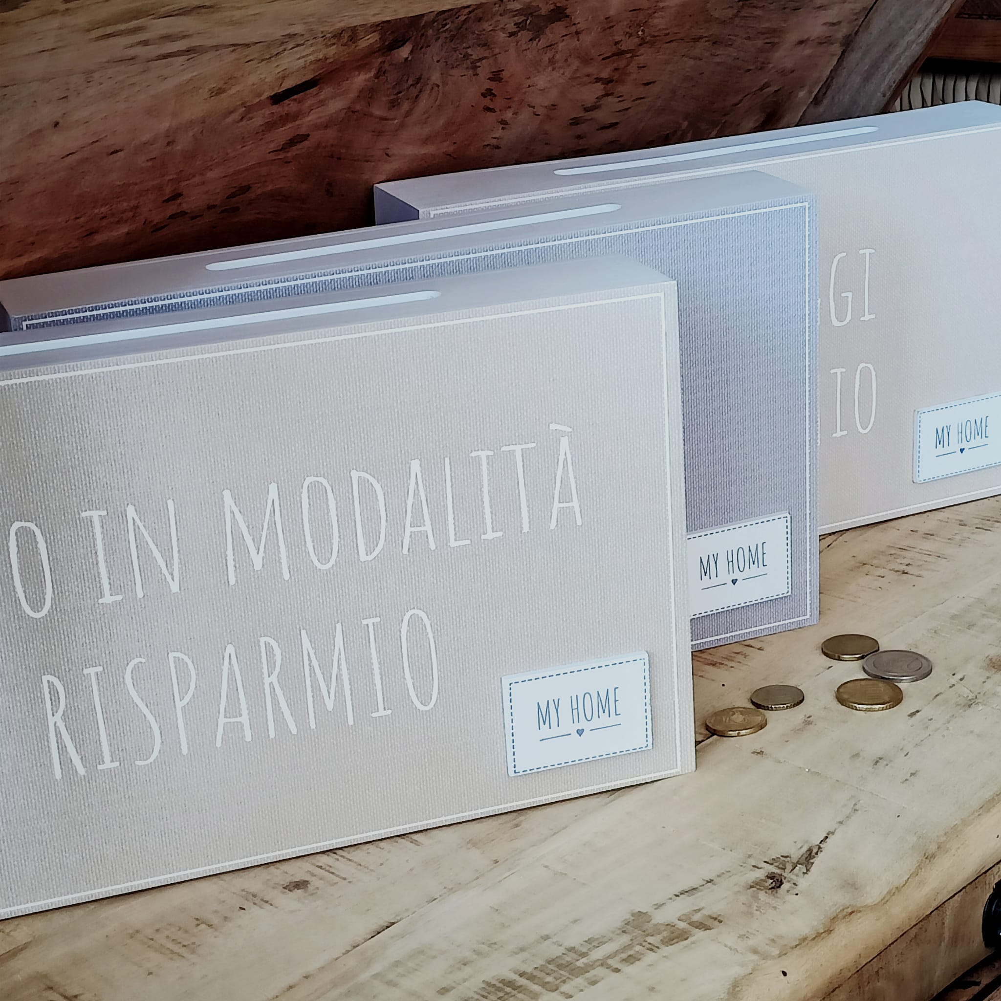 Salvadanai nuvole di stoffa
