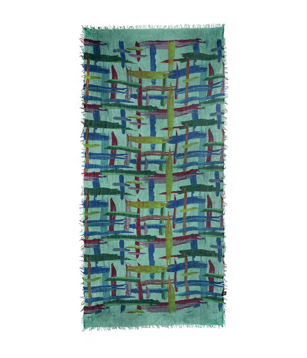 Foulard Mirò Blu Jeans - immagine 2