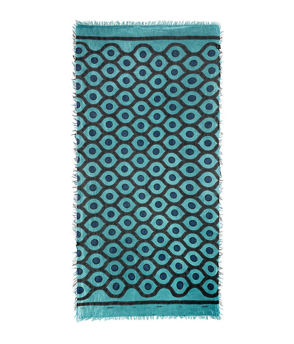 Foulard Escher Verde Acqua - immagine 2