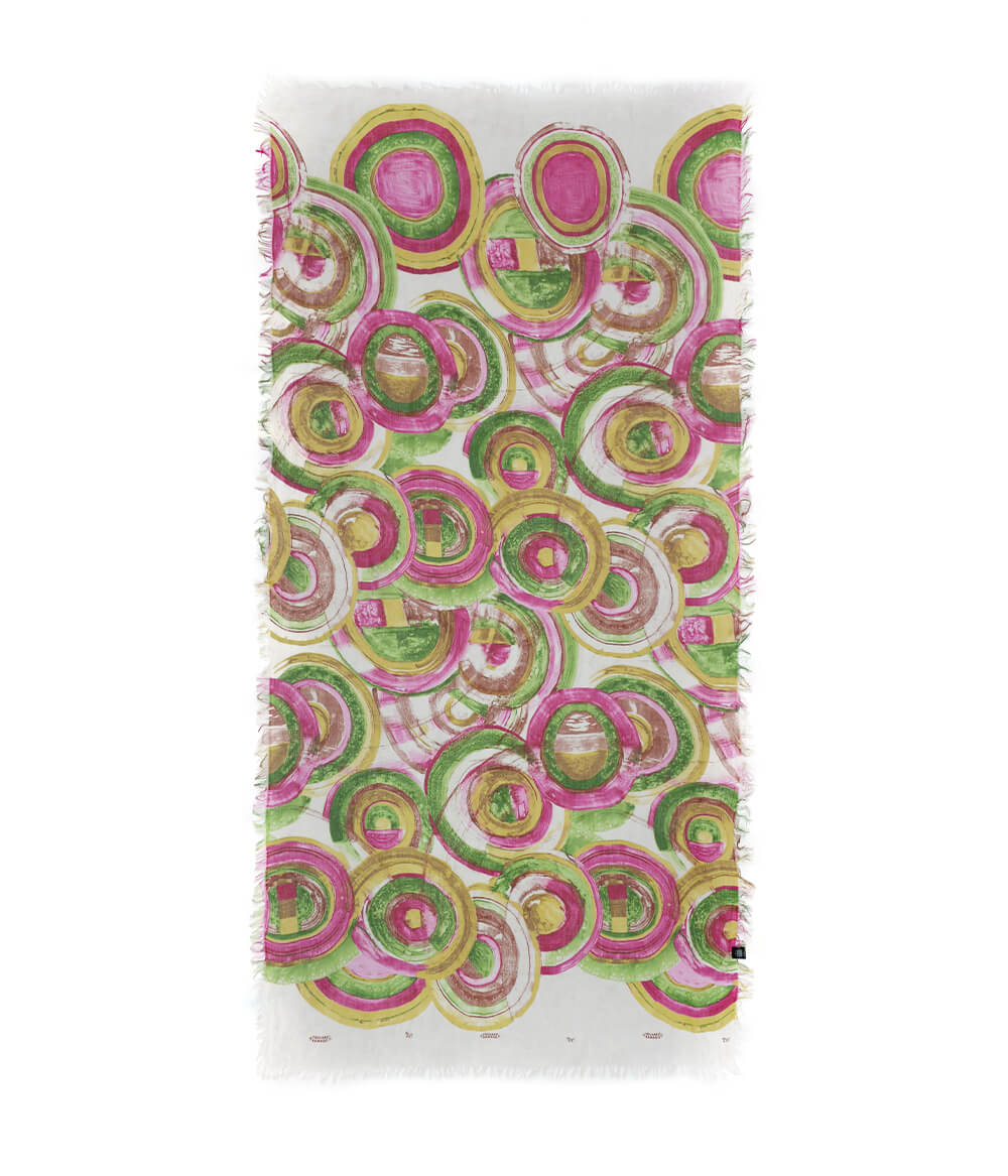 Foulard Kandinsky Bianco