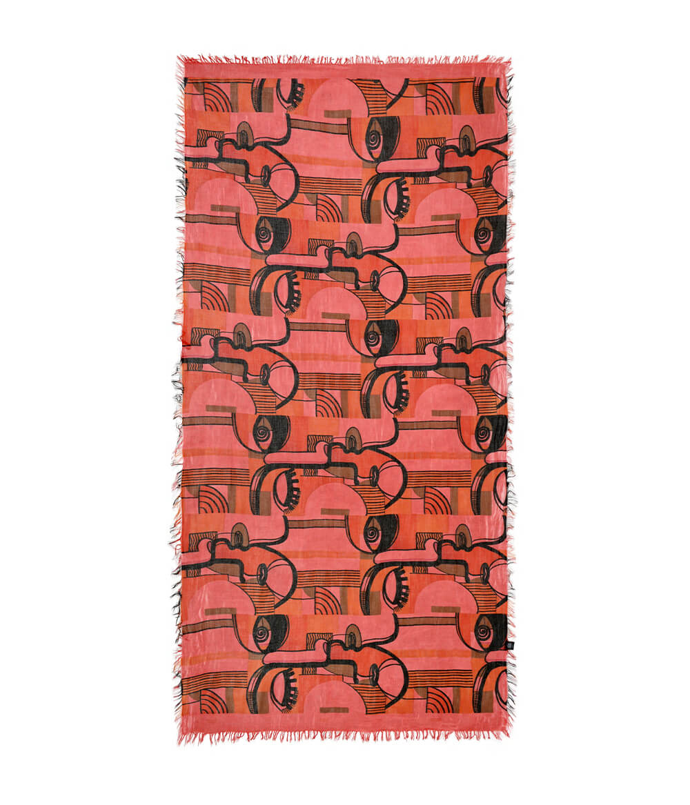 Foulard Picasso Rosso