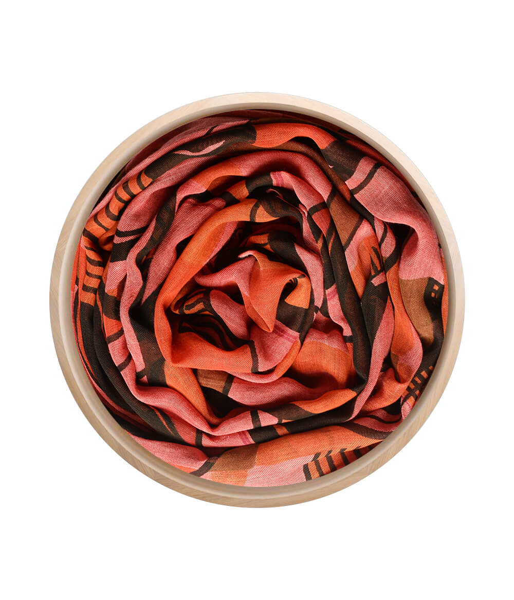 Foulard Picasso Rosso