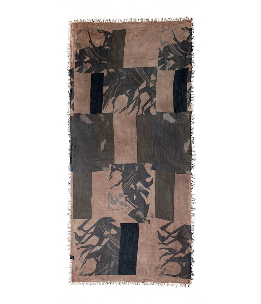 Foulard Klee Brown