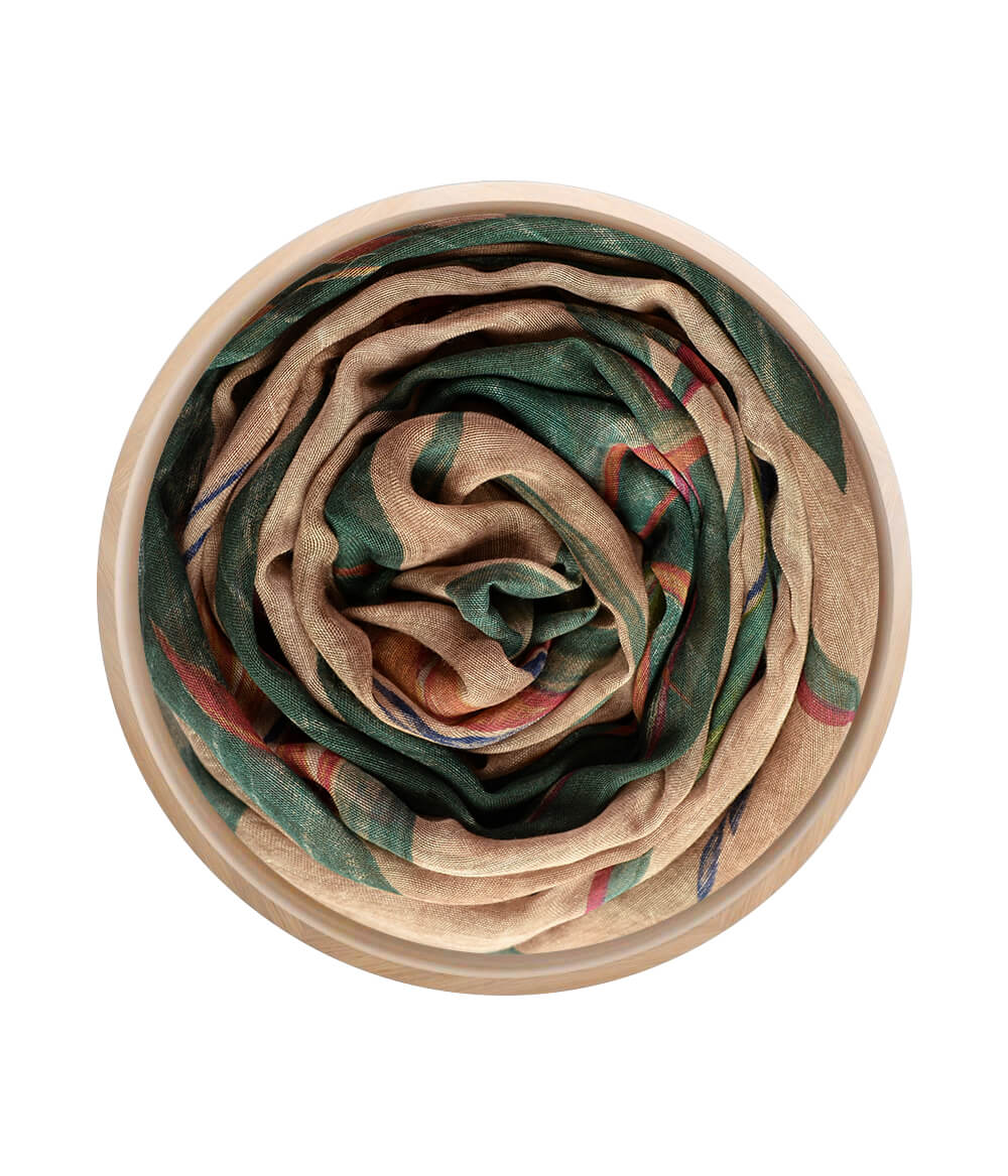 Foulard De Chirico Brown