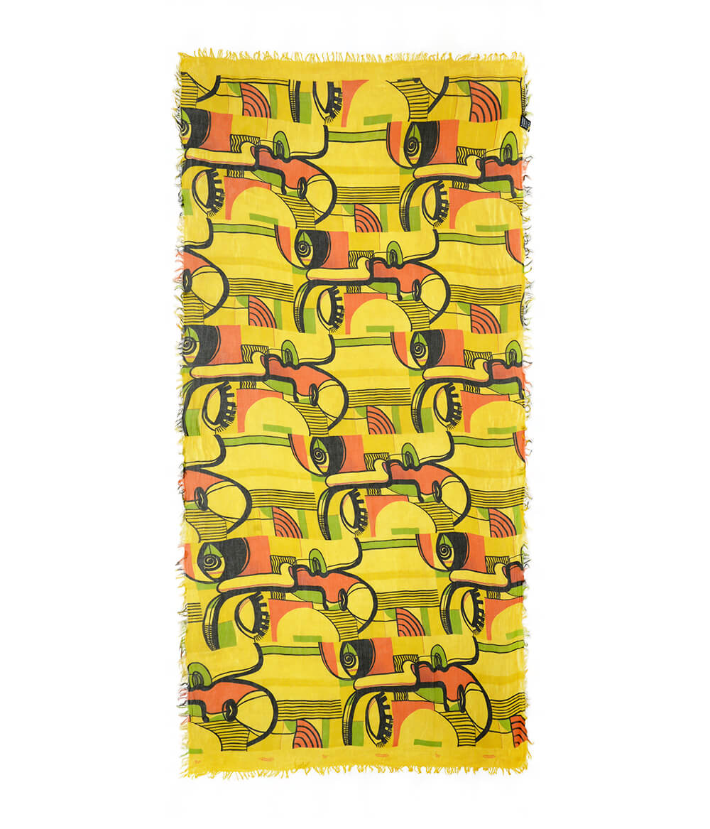 Foulard Picasso Giallo
