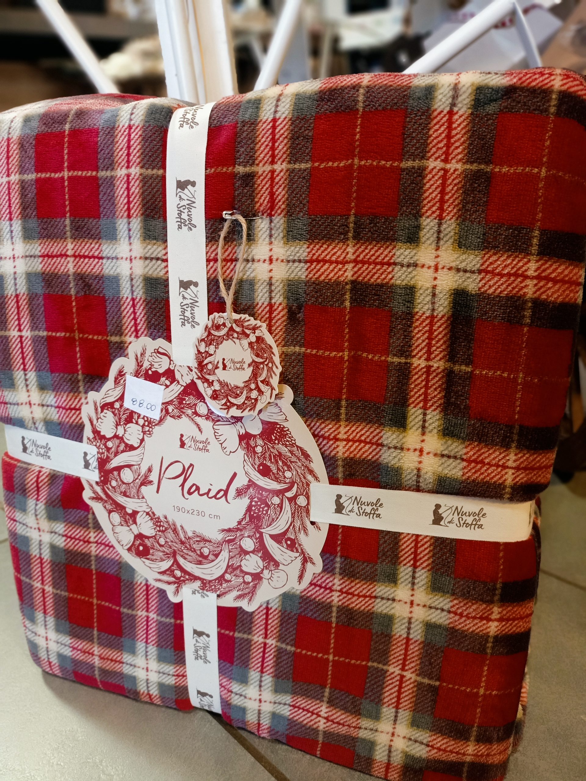 Plaid Scozzese Rosso - immagine 2