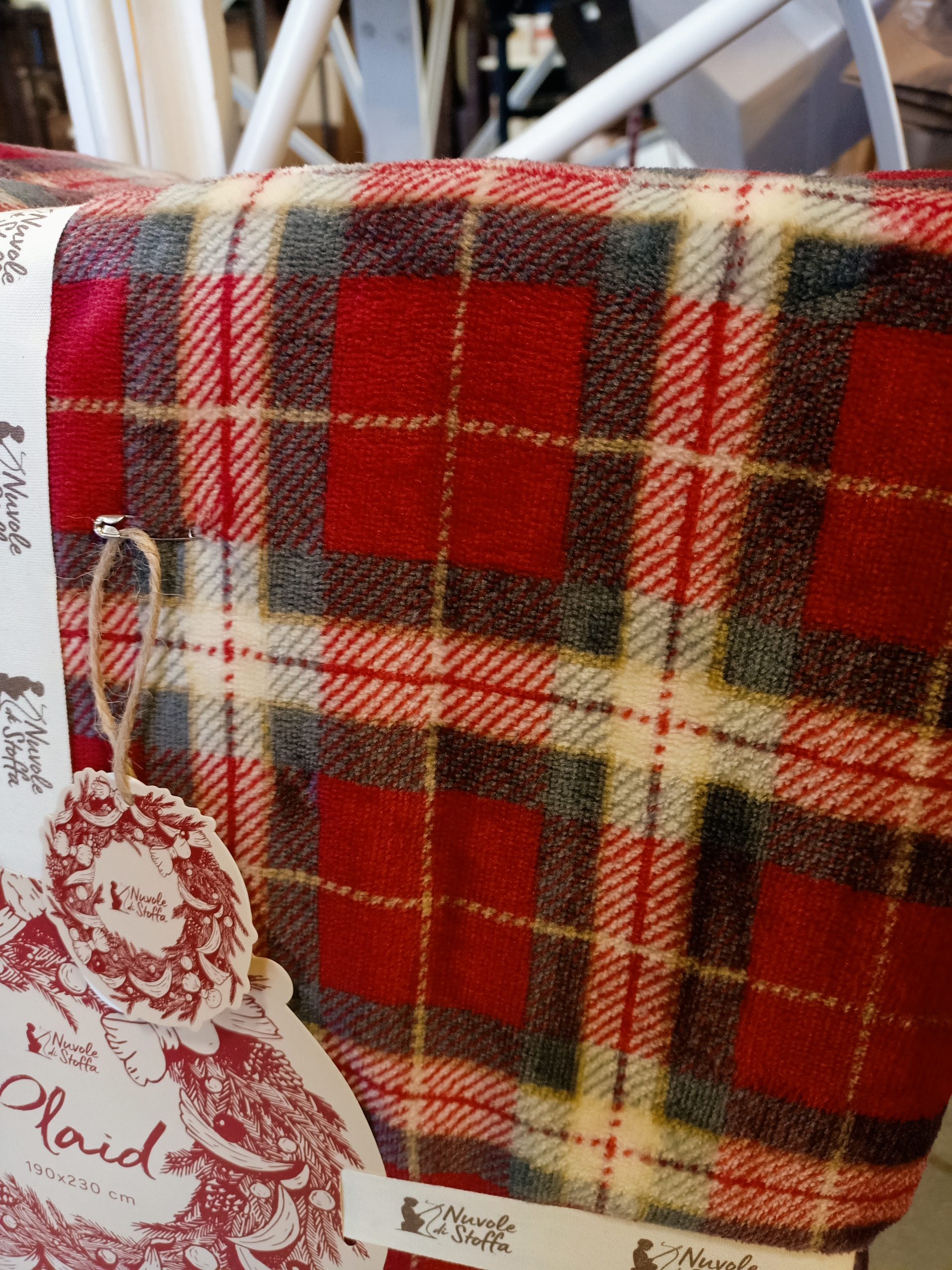 Plaid Scozzese Rosso - immagine 6