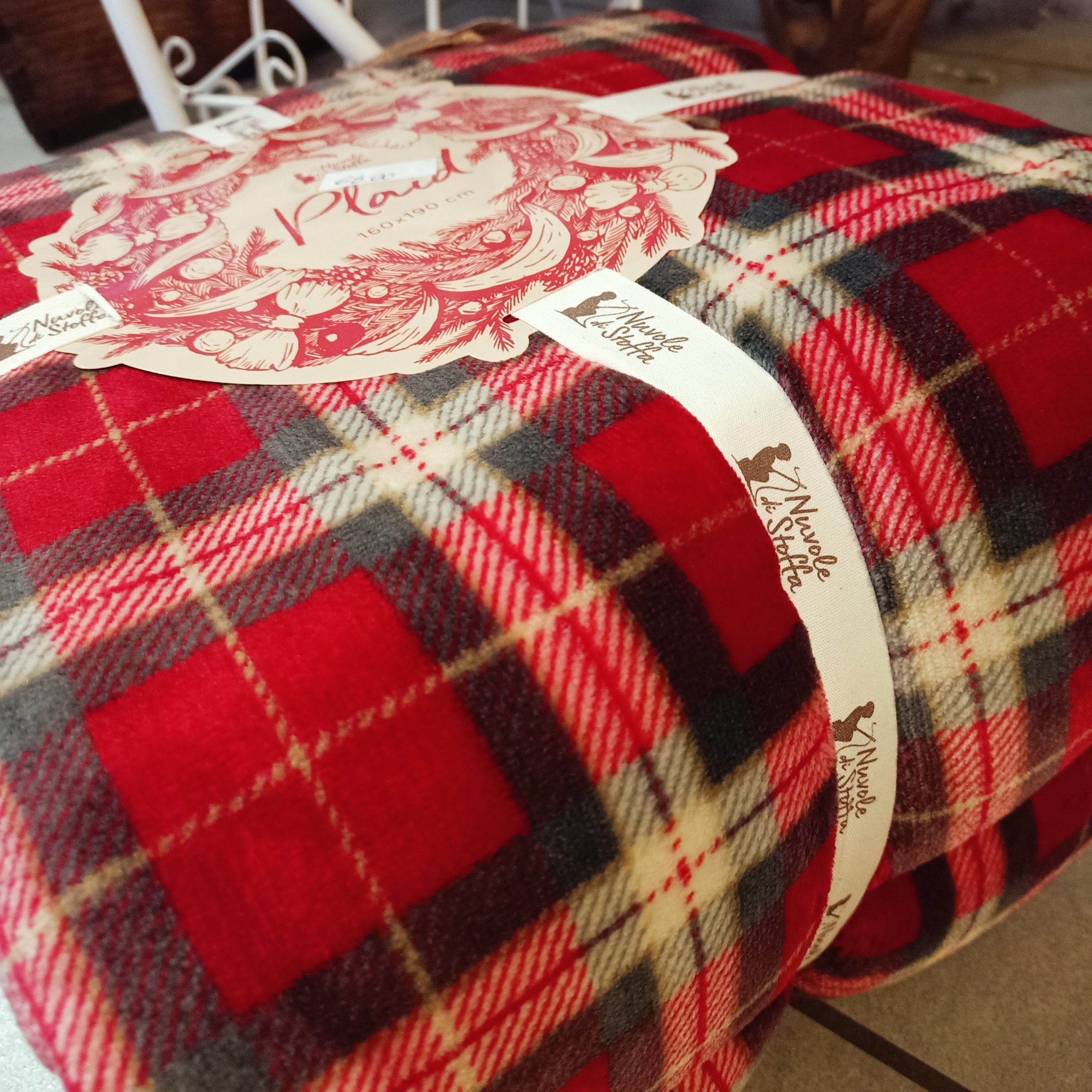 Plaid Scozzese Rosso - immagine 4