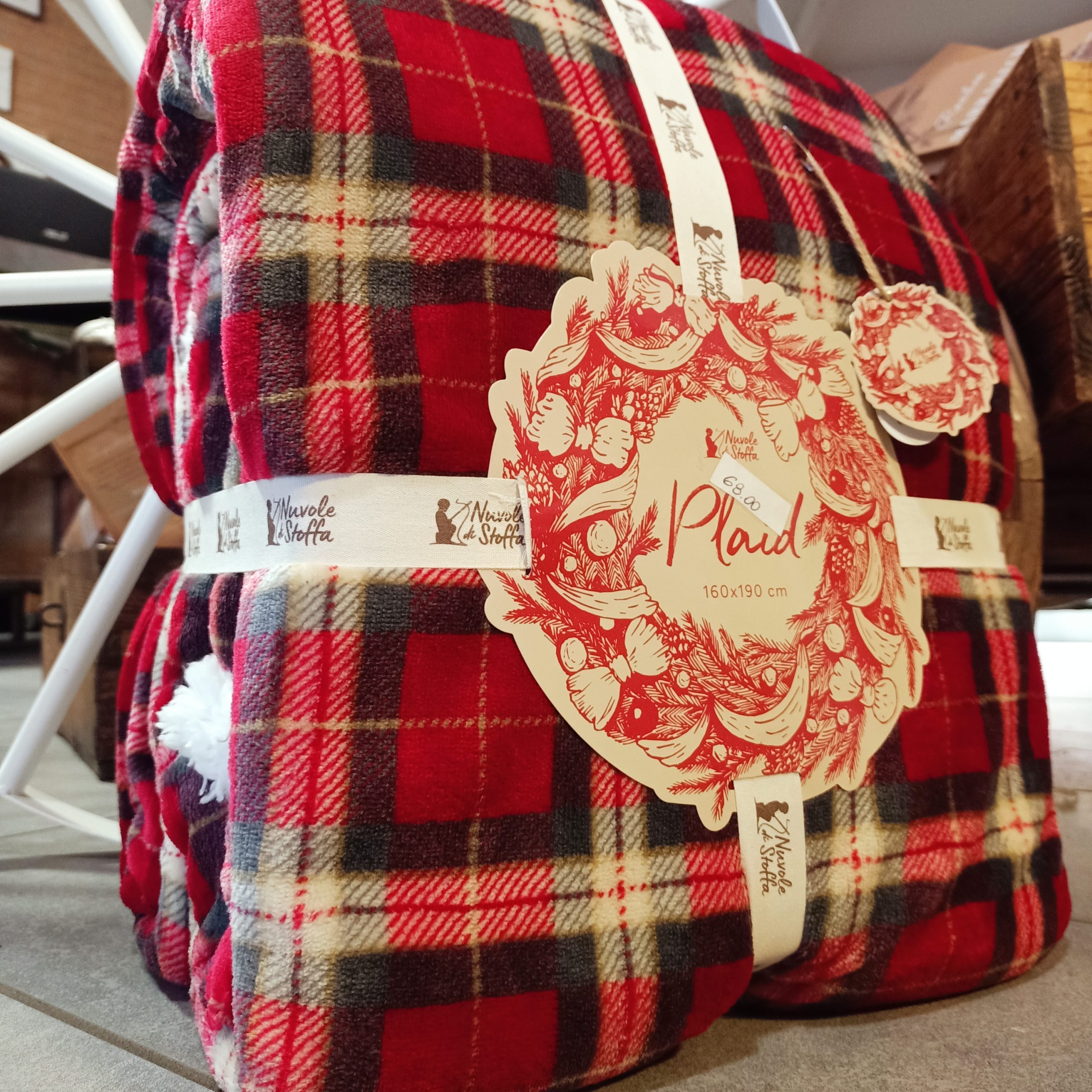 Plaid Scozzese Rosso