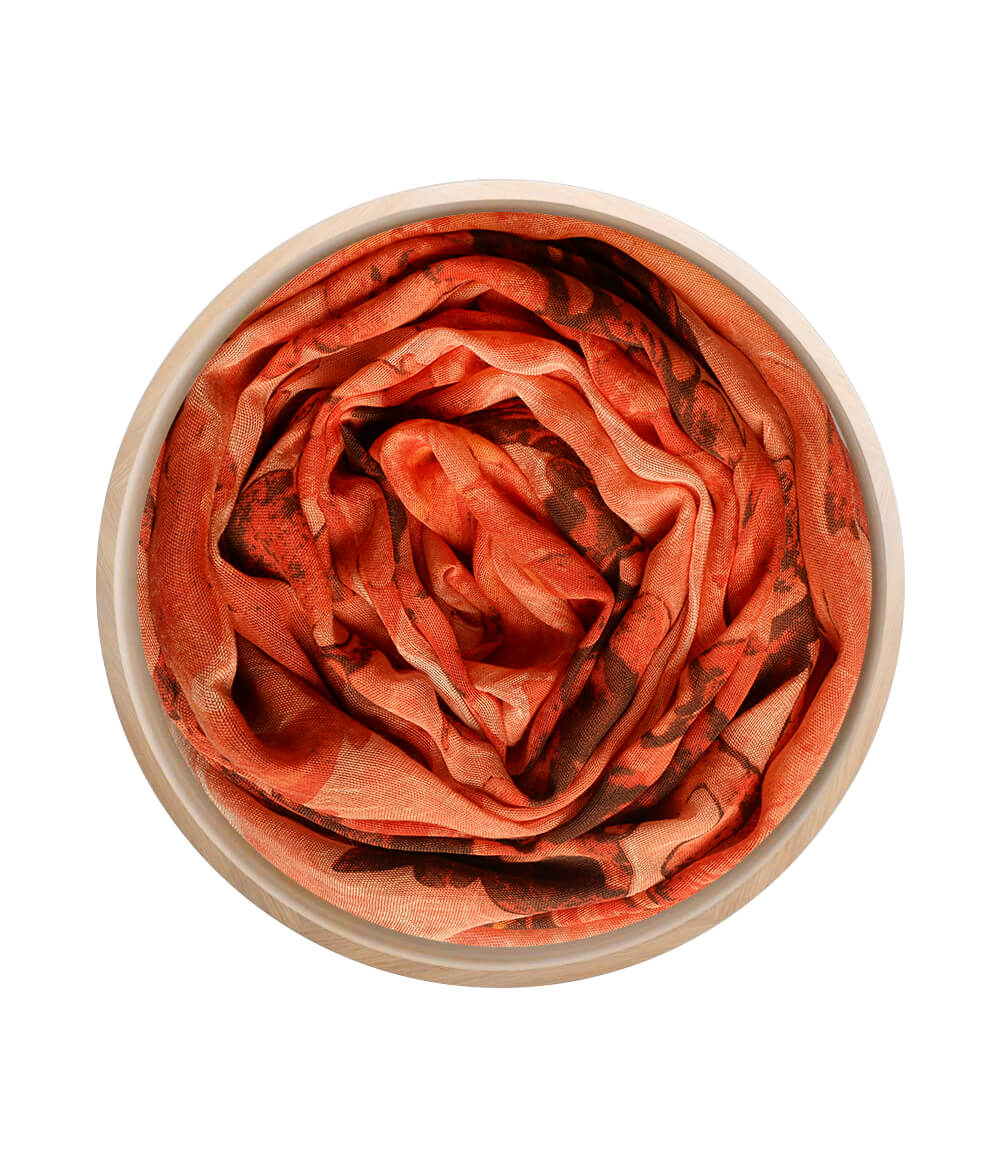 Foulard Alma Tadema Rosso