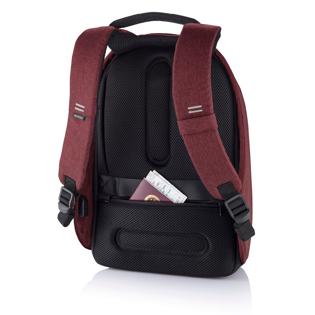 Bobby Hero Small Zaino Antifurto Rosso