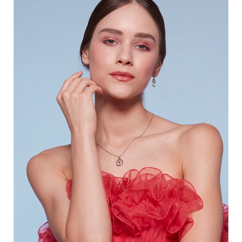 Collana del Piccolo Principe "Una rosa tra le stelle"
