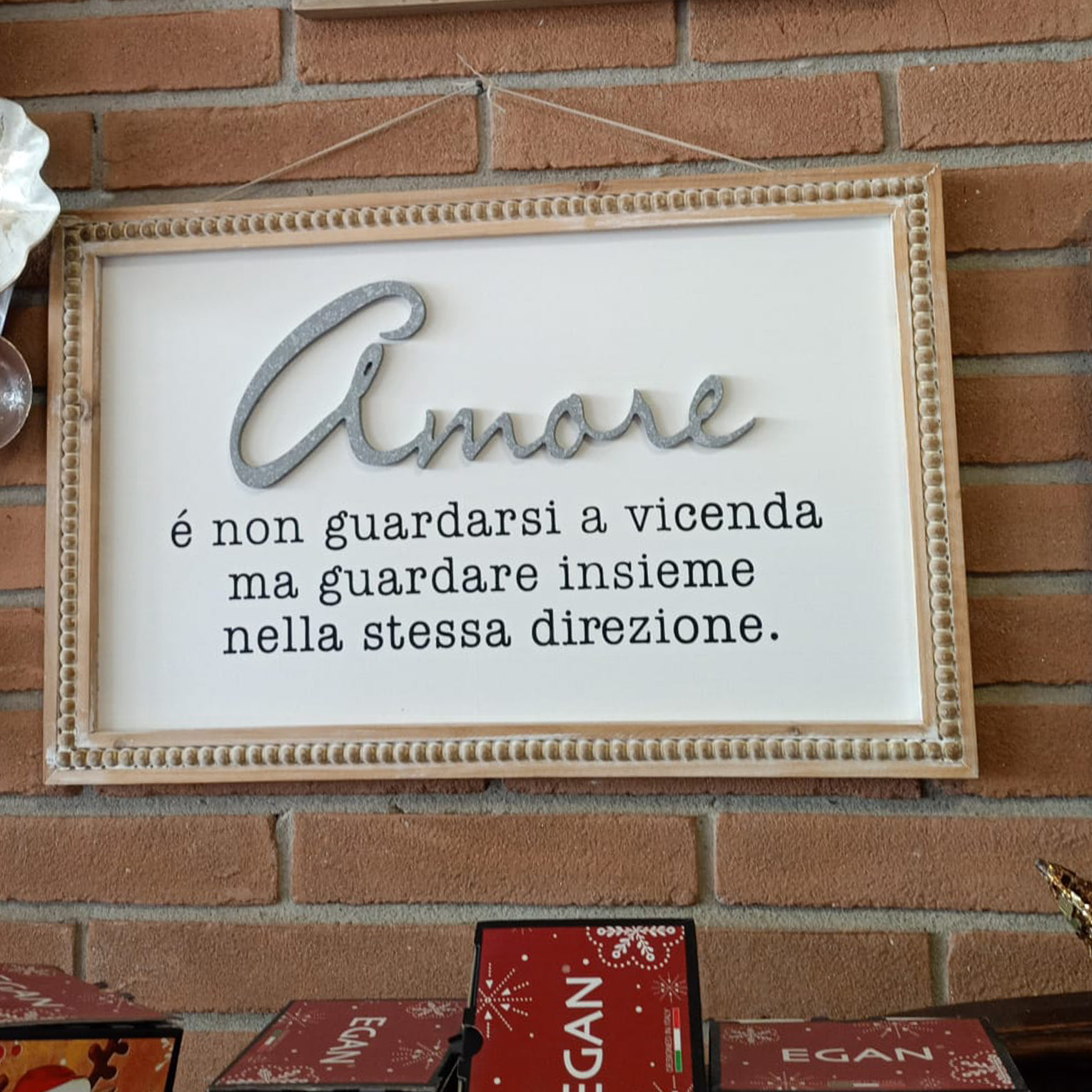 Quadretto scritta Amore
