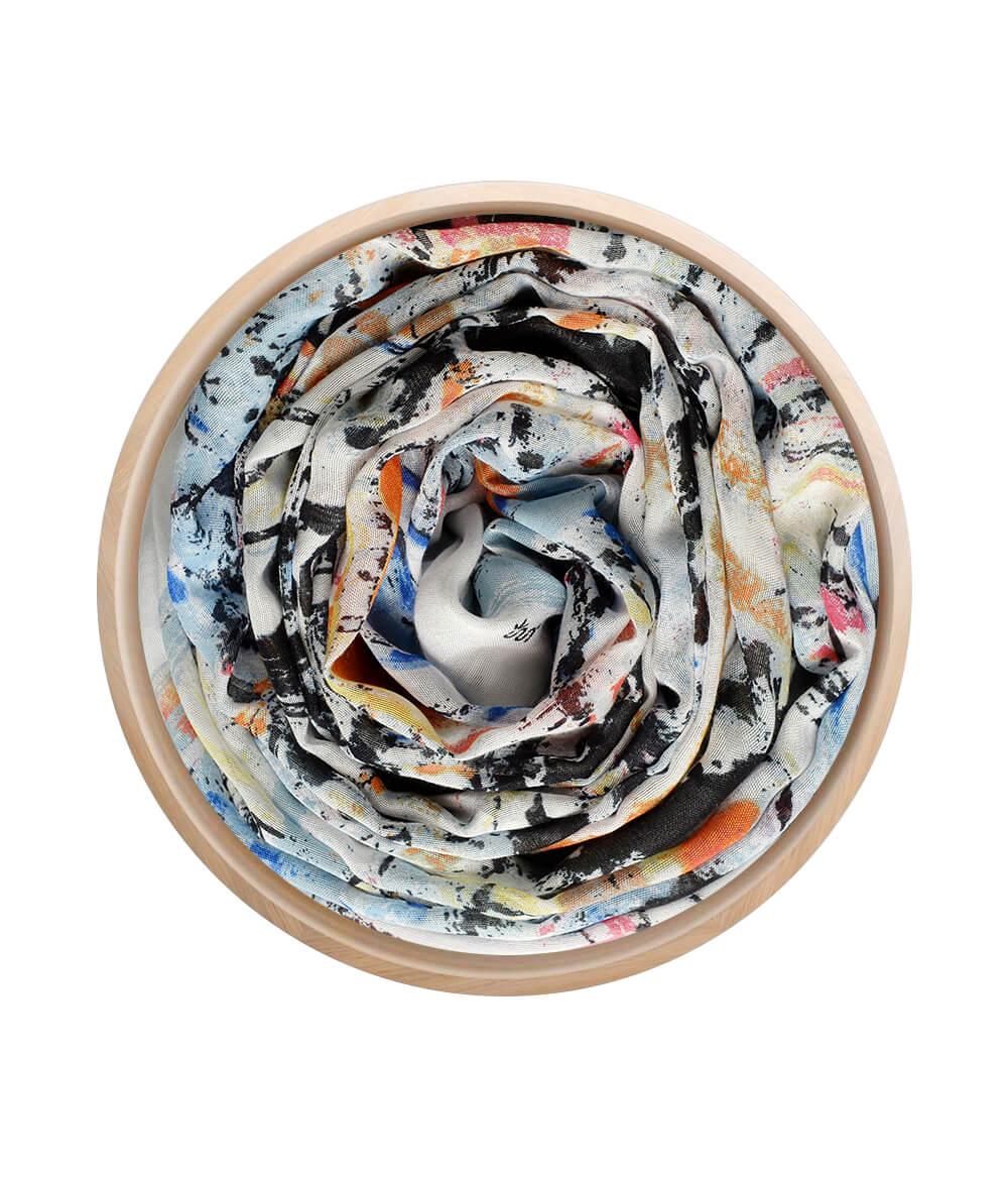 Foulard Chagall Bianco
