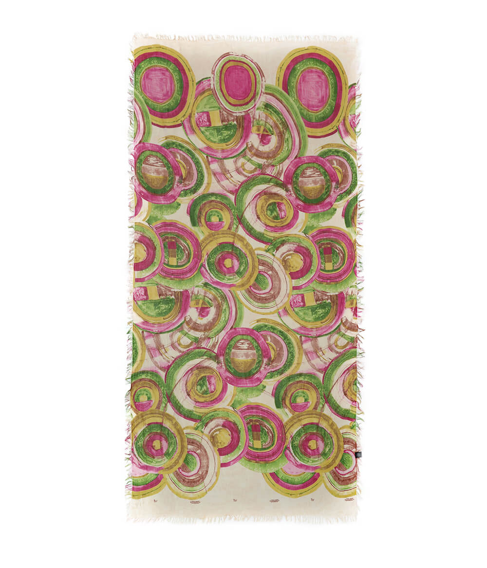 Foulard Kandinsky Rosa Chiaro - immagine 2