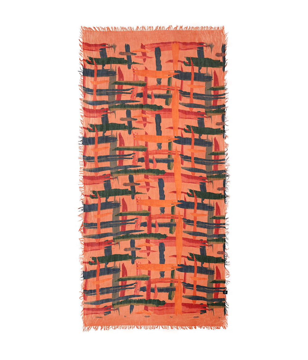 Foulard Mirò Mattone - immagine 2