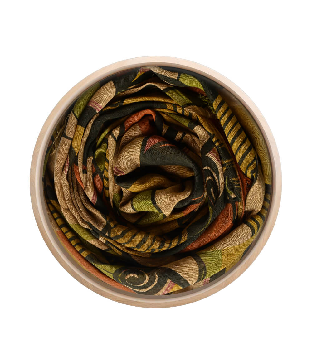 Foulard Picasso Brown