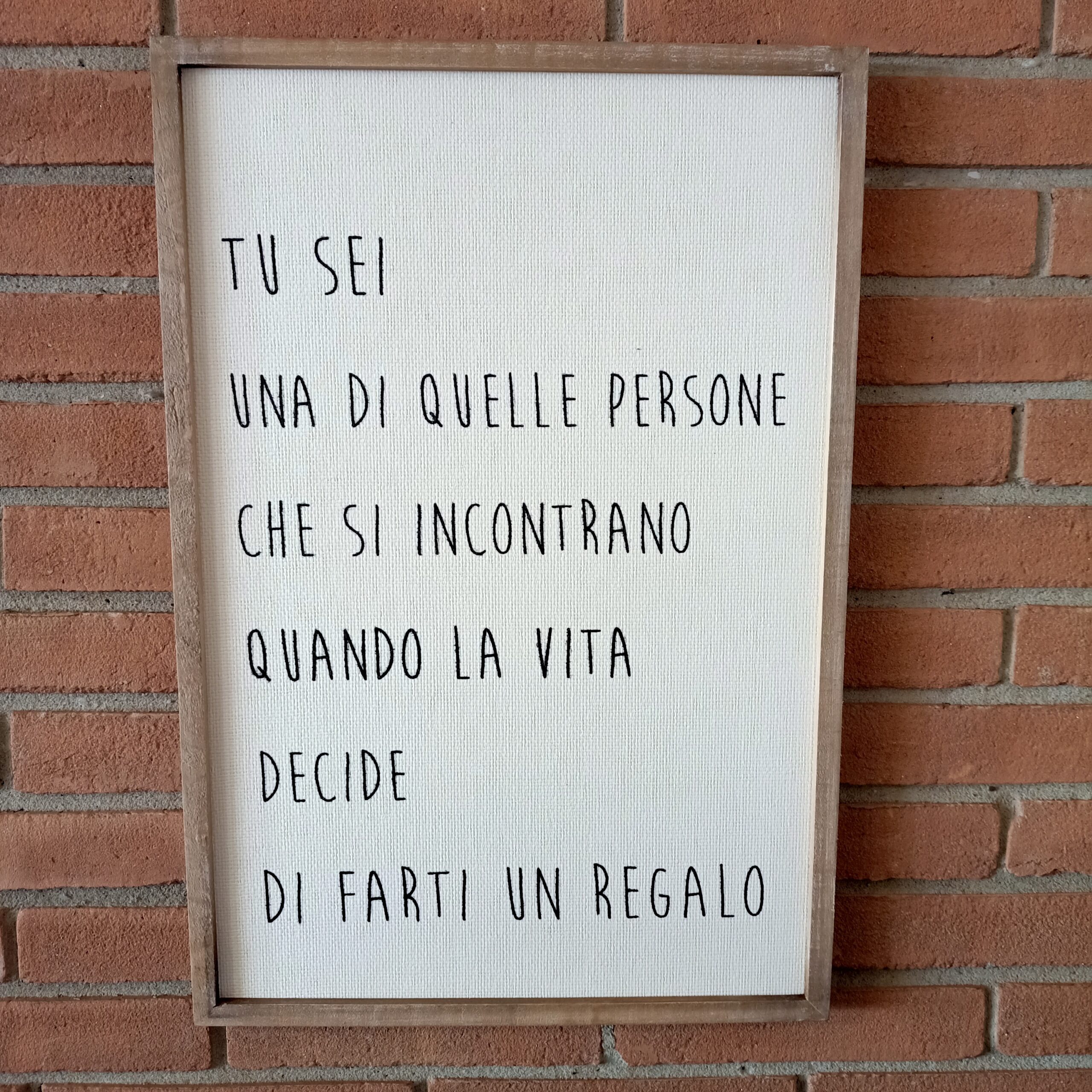 Quadretto La Vita