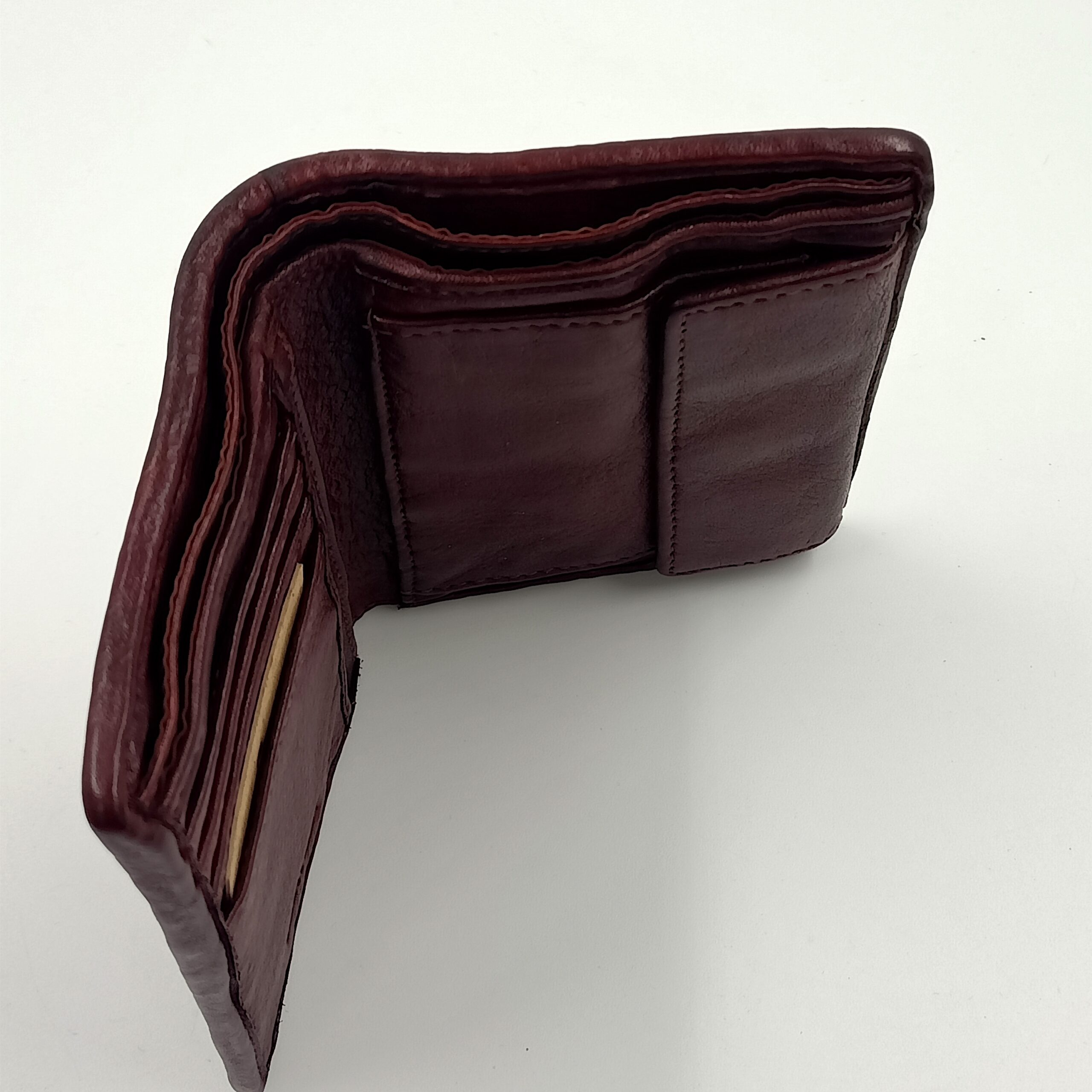 Portafoglio Pelle Bordeaux - immagine 4