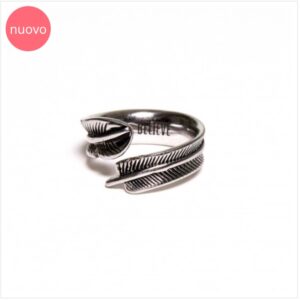 Anello Piuma "Believe" Large