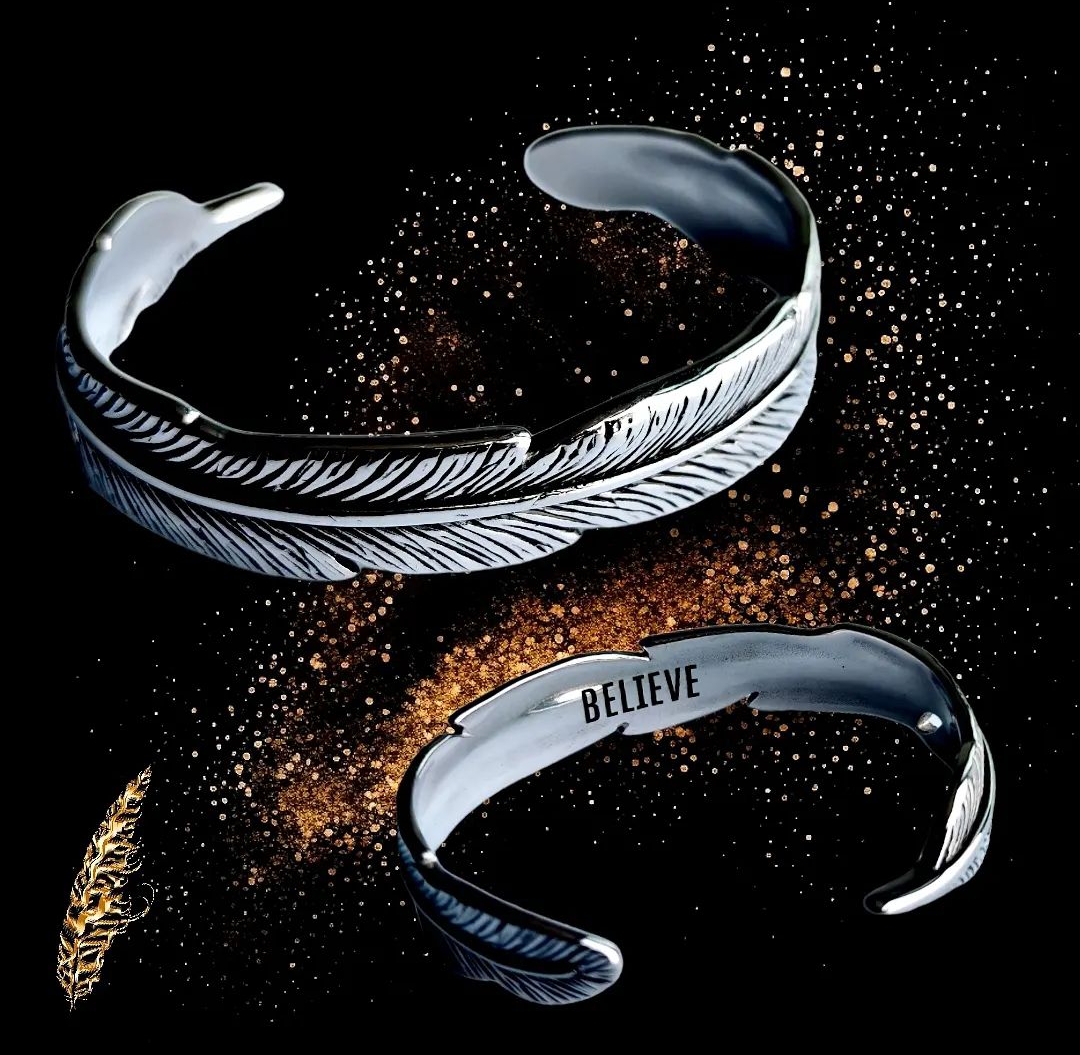 Bracciale Piuma "Believe" Donna - immagine 5