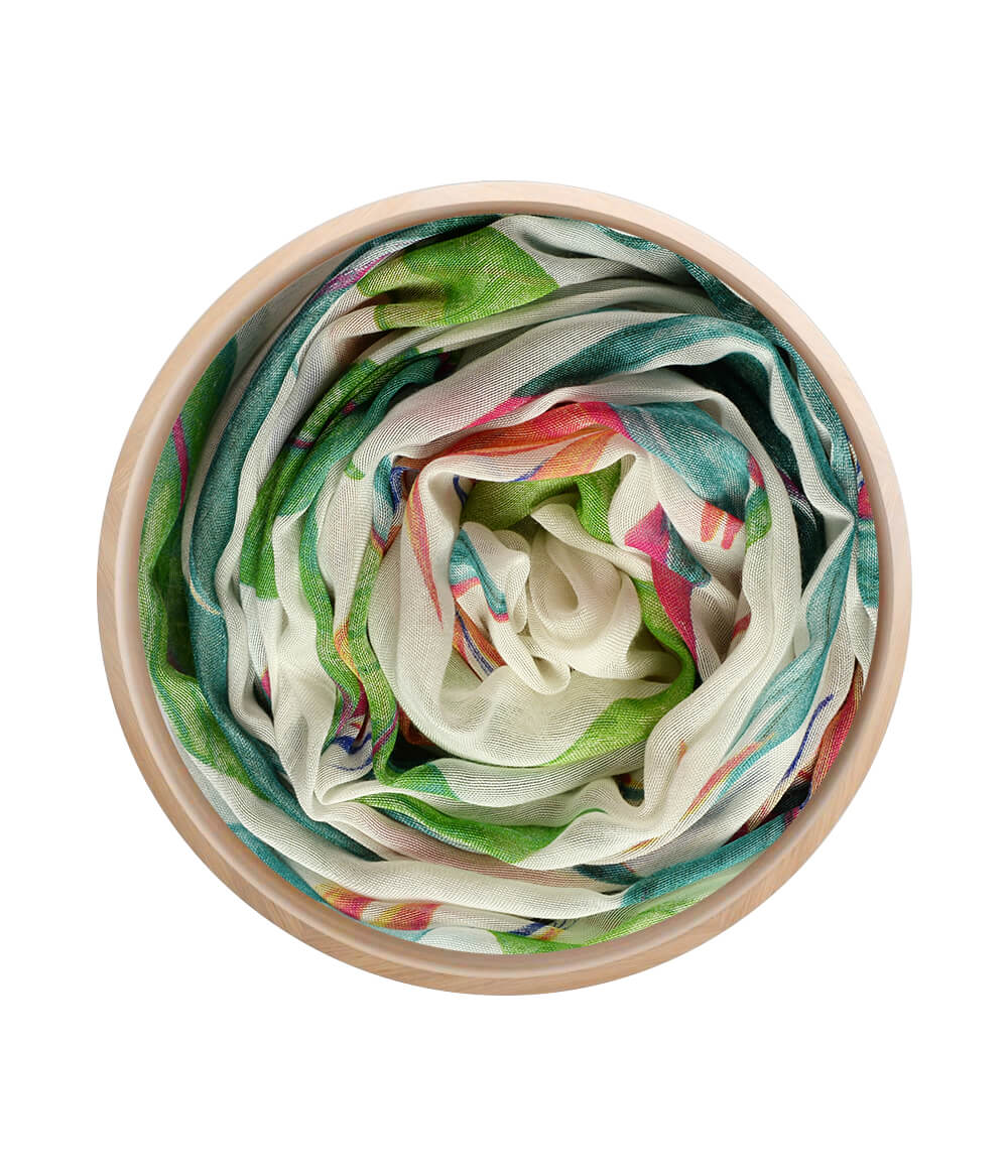 Foulard De Chirico Bianco