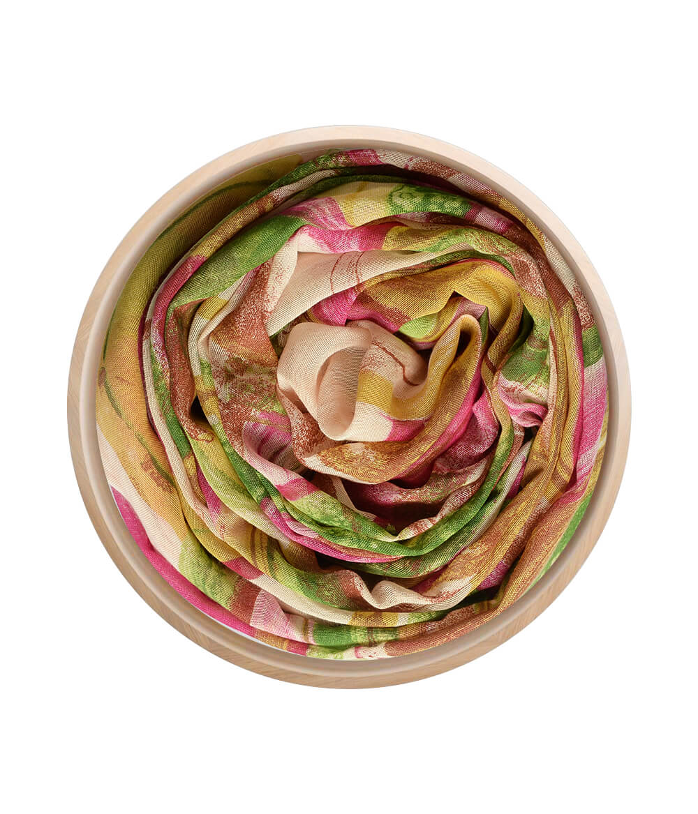 Foulard Kandinsky Rosa Chiaro