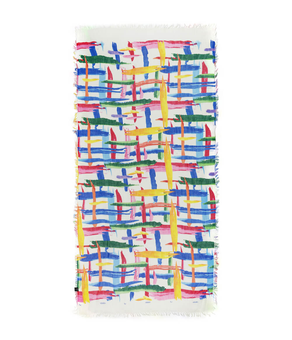 Foulard Mirò Bianco - immagine 2