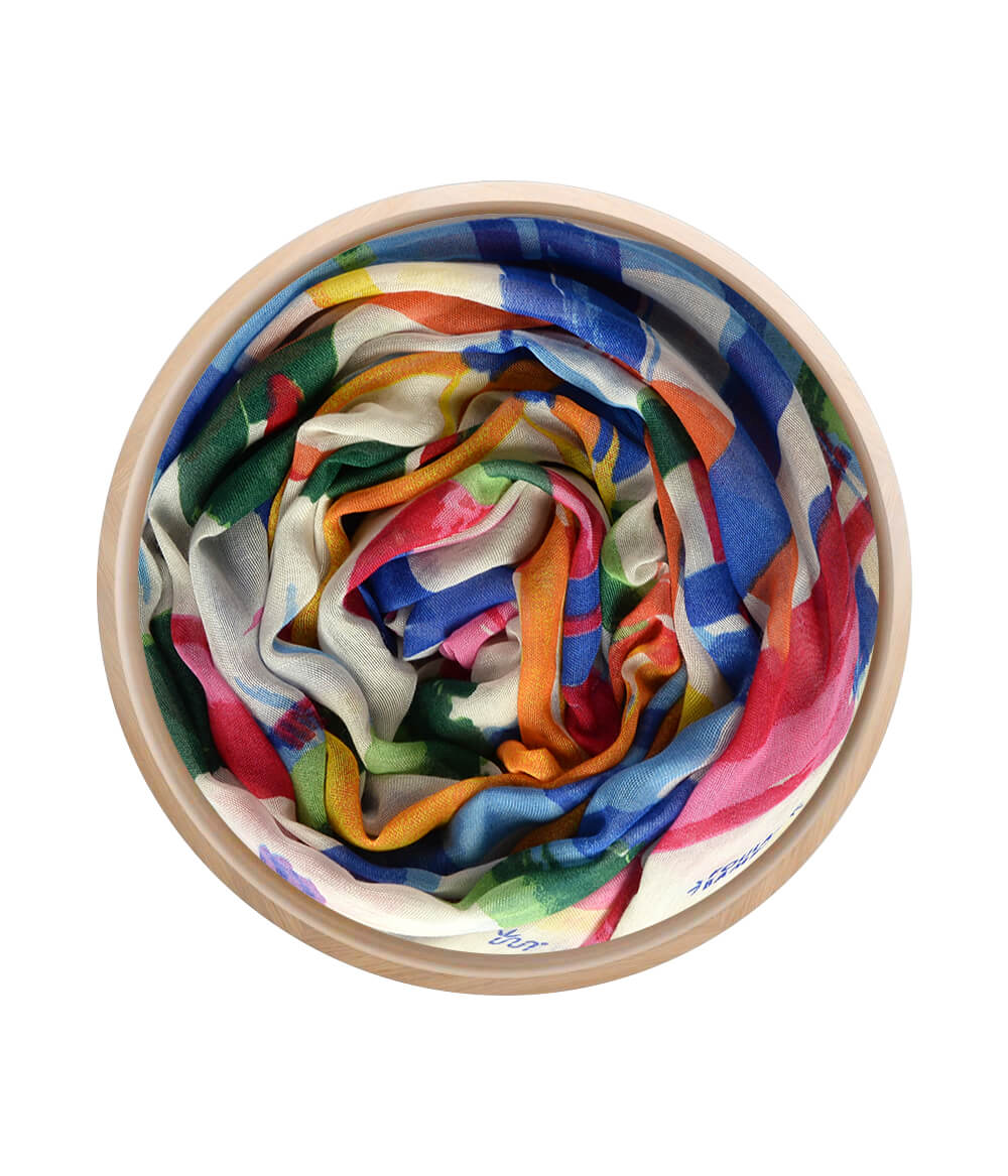 Foulard Mirò Bianco