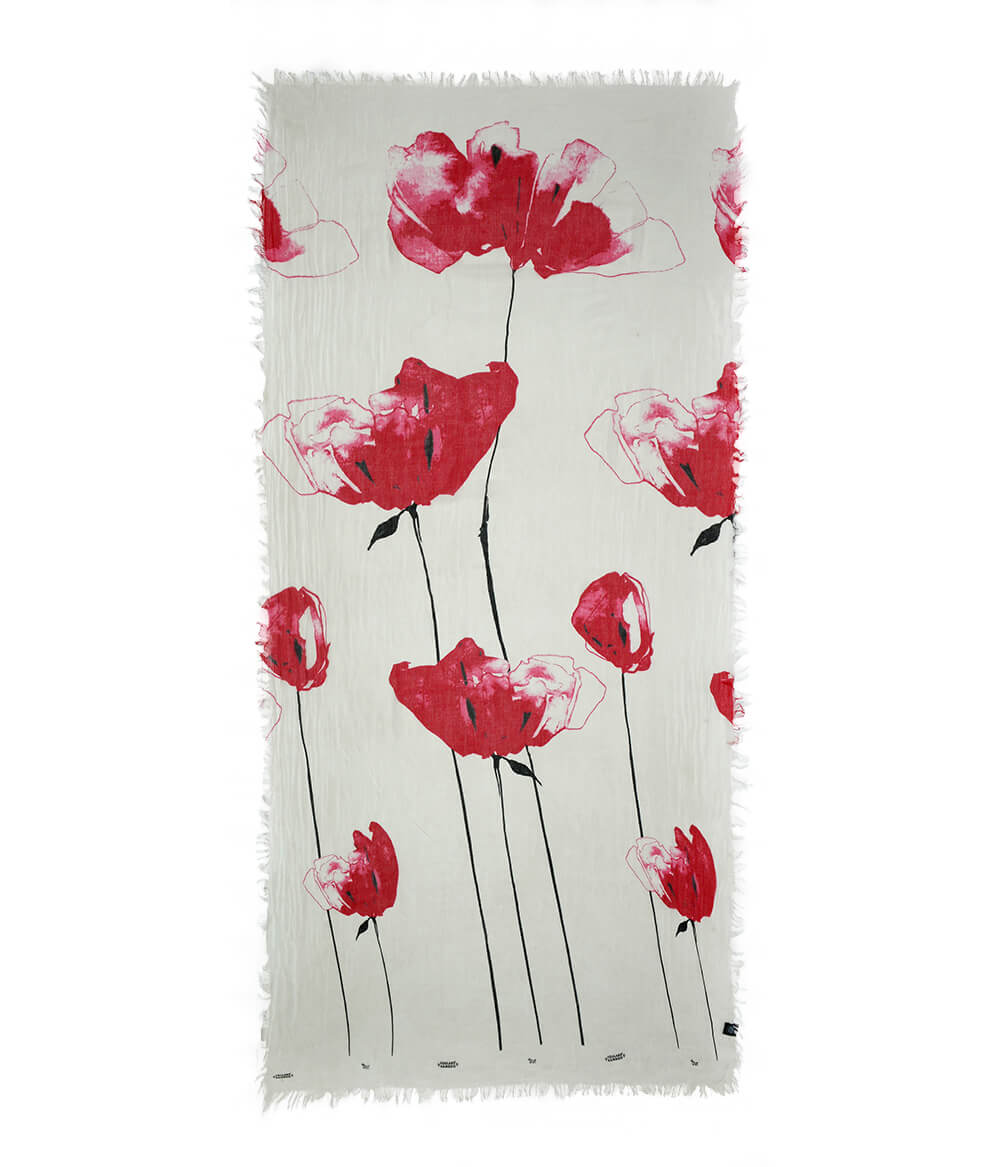 Foulard Schiele Bianco - immagine 2