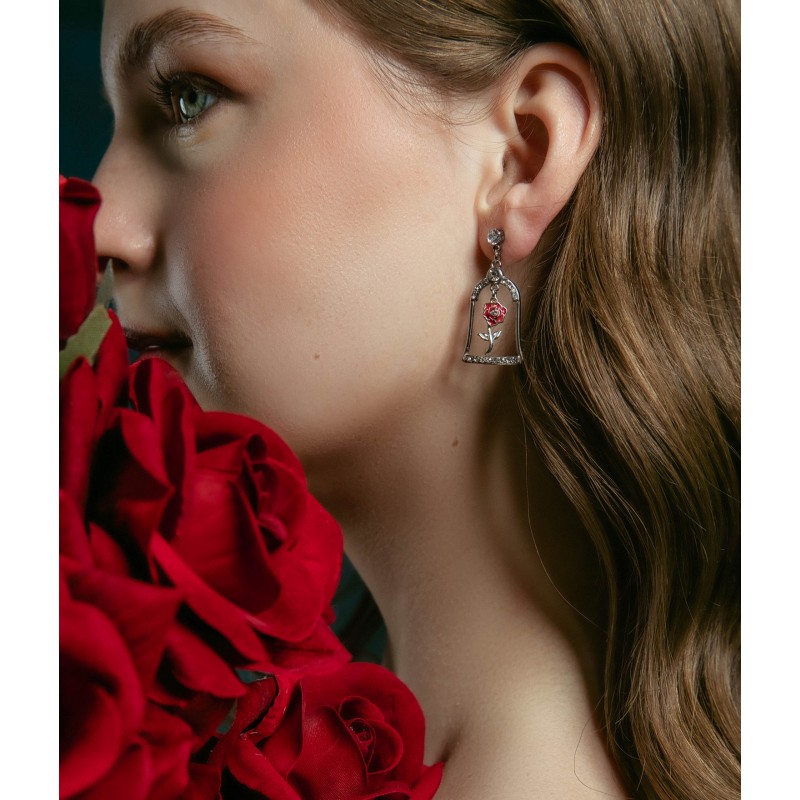 Orecchini "La Rosa Incantata" - immagine 2