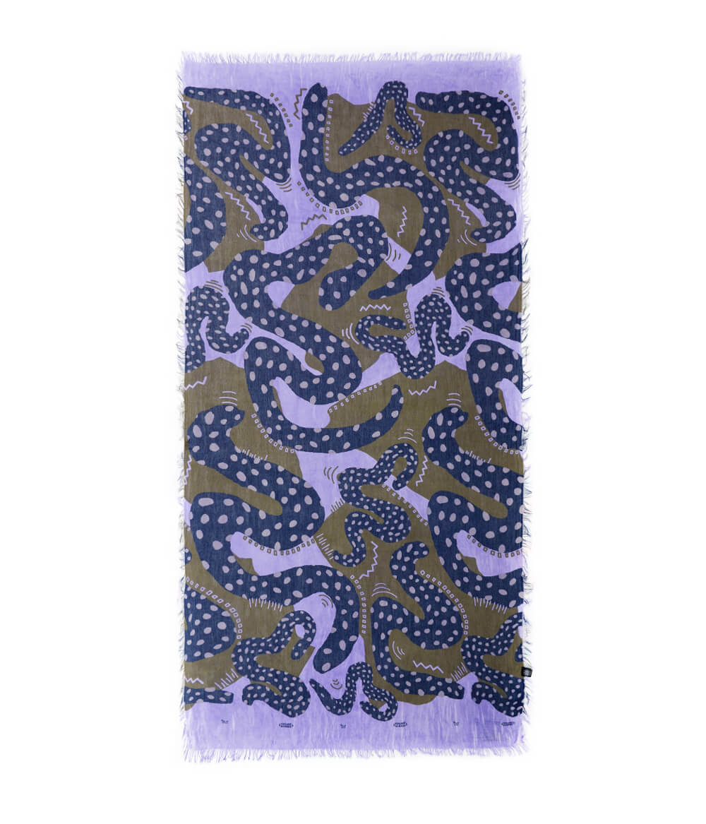 Foulard Haring Viola - immagine 2