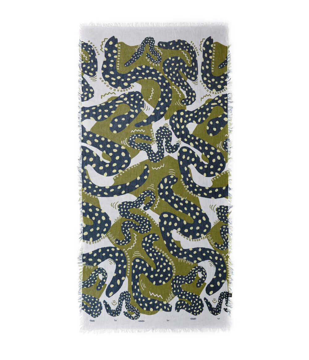 Foulard Haring Grigio - immagine 2