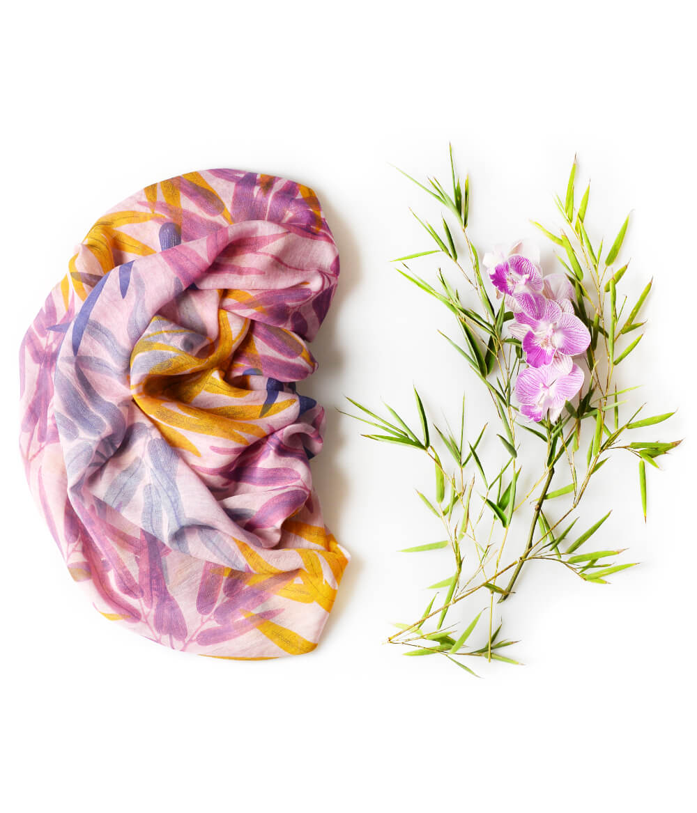 Foulard Hokusai Bianco - immagine 2