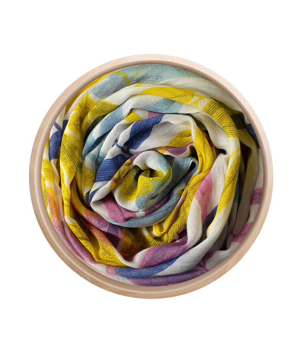 Foulard Hokusai Bianco