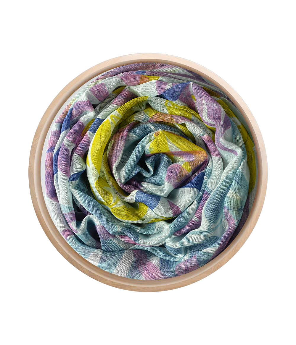 Foulard Hokusai Celeste